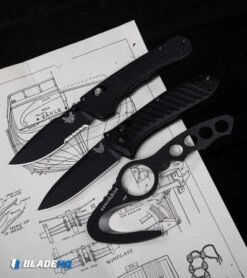 Benchmade 5750BK Mini Presidio II Automatic Knife (3.2" Black) -Benchmade Sales Store Benchmade 10 BLK Rescue Hook Safety Cutter Black Molded Sheath BHQ 51404 kp plans web