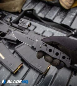 Benchmade 2750 Adamas Automatic Knife W/ Black Handle (3.82" Black) 2750BK -Benchmade Sales Store Benchmade 2750 Adamas Automatic Knife w Black Handle Black 2750BK BHQ19208 kp tactical in hand web