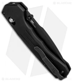 Benchmade 407SBK Vallation AXIS-Assist Knife Black (3.7" Black Serr) 6 Benchmade 407SBK Vallation AXIS-Assist Knife Black (3.7" Black Serr) -Benchmade Sales Store Benchmade 407SBK Vallation AXIS Assist Black Black Serr BHQ 84270 jr side