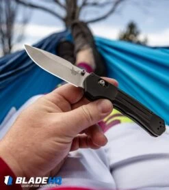 Benchmade 427 Mini Vallation AXIS-Assist Knife Black (3.2" Satin) -Benchmade Sales Store Benchmade 427 Mini Vallation AXIS Assist Knife Black Satin BHQ 97770 kp hammock web