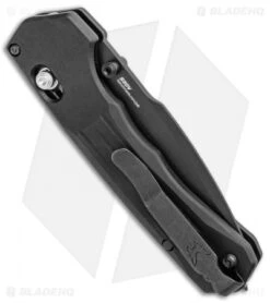 Benchmade 427SBK Mini Vallation AXIS-Assist Knife Black (3.2" Black Serr) -Benchmade Sales Store Benchmade 427BK Mini Vallation AXIS Assist Black Black Serr 427SBK BHQ 97771 jr side