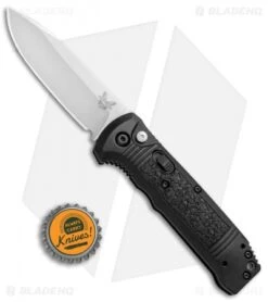 Benchmade 4400 Casbah Automatic Knife Black Grivory (3.4" Satin) -Benchmade Sales Store Benchmade 4400 Casbah Black Grivory Satin 4400 BHQ 51626 jr bottlecap 2