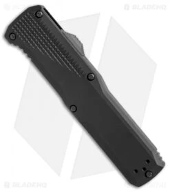 Benchmade 4600 Phaeton D/A OTF Automatic Knife Black (3.45" Satin) -Benchmade Sales Store Benchmade 4600 Phaeton DA black satin BHQ 51635 er spine