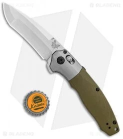 Benchmade 496 Vector AXIS-Assist Knife OD Green G-10 (3.6" Satin) 7 Benchmade 496 Vector AXIS-Assist Knife OD Green G-10 (3.6" Satin) -Benchmade Sales Store Benchmade 496 Vector Assist OD green G 10 Satin BHQ 101194 jr bottlecap