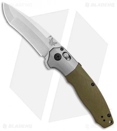 Benchmade 496 Vector AXIS-Assist Knife OD Green G-10 (3.6" Satin) 1 Benchmade 496 Vector AXIS-Assist Knife OD Green G-10 (3.6" Satin)