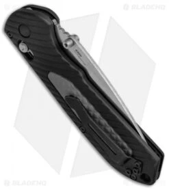 Benchmade Freek AXIS Lock Knife Black/Gray (3.6" Satin) 560 6 Benchmade Freek AXIS Lock Knife Black/Gray (3.6" Satin) 560 -Benchmade Sales Store Benchmade 560 Freek AXIS Black Gray Satin BHQ 51603 jr side
