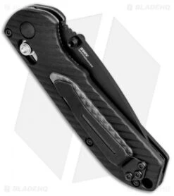 Benchmade Mini Freek AXIS Lock Knife Black/Gray (3" Black) 565BK -Benchmade Sales Store Benchmade 565BK Mini Freek AXIS Lock Black Gray Black BHQ 78765 jr side