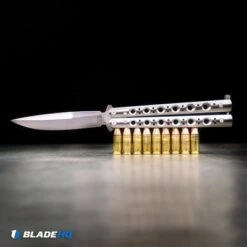 Benchmade 62 Balisong Butterfly Knife Stainless Steel (4.25" Satin) -Benchmade Sales Store Benchmade 62 Balisong Butterfly Knife Stainless Steel BHQ11144 kp steel bullets instagram