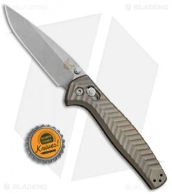 Benchmade 781 Anthem AXIS Lock Folding Knife Bronze Titanium (3.5" Stonewash) -Benchmade Sales Store Benchmade 781 Anthem AXIS Bronze Ti SW BHQ 51621 jr bottlecap