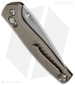 Benchmade 781 Anthem AXIS Lock Folding Knife Bronze Titanium (3.5" Stonewash) -Benchmade Sales Store Benchmade 781 Anthem AXIS Bronze Ti SW BHQ 51621 jr side