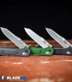 Benchmade 940 Osborne AXIS Lock Knife Green (3.4" Satin) -Benchmade Sales Store Benchmade 940 2 Osborne AXIS Lock Knife Black G 10 Satin 940 2 BHQ 36208 kp red wood web