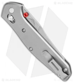 Benchmade 940 Osborne AXIS Lock Knife Titanium (3.4" Satin S90V) 940-2001 -Benchmade Sales Store Benchmade 940 Osborne AXIS Lock Ti Satin 940 2001 BHQ 106722 jr side