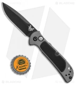 Benchmade 9750BK Mini Coalition Automatic Knife Gray Al/Black G-10 (2.9" Black) -Benchmade Sales Store Benchmade 9750BK Mini Coalition gray al black G10 black BHQ 75519 jr bottlecap