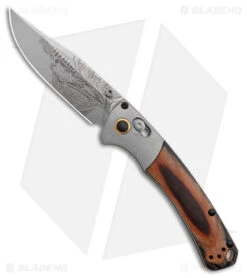 Benchmade Artist Series Mini Crooked River Elk AXIS Lock Knife (3.4" SW S30V)