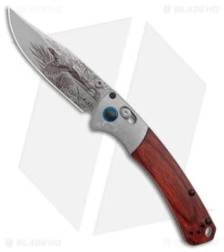 Benchmade Artist Series Mini Crooked River Pheasant AXIS Lock Knife (3.4" SW)