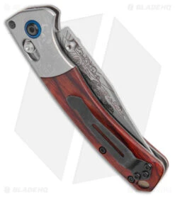 Benchmade Artist Series Mini Crooked River Pheasant AXIS Lock Knife (3.4" SW) 6 Benchmade Artist Series Mini Crooked River Pheasant AXIS Lock Knife (3.4" SW) -Benchmade Sales Store Benchmade ARtist Series Mini Crooked River Knife Ringneck Pheasant BHQ 174399 jr side