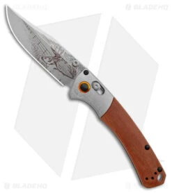 Benchmade LE Artist Series Mini Crooked River Deer AXIS Lock Knife (3.4" SW)