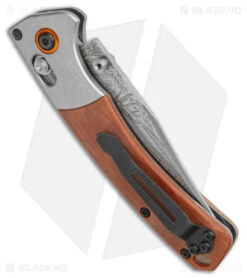 Benchmade LE Artist Series Mini Crooked River Deer AXIS Lock Knife (3.4" SW) -Benchmade Sales Store Benchmade ARtist Series Mini Crooked River Knife Whitetail Deer BHQ 174397 jr side