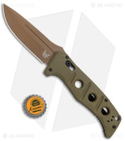 Benchmade Adamas Automatic Knife Olive G-10 (3.8" FE) 2750FE-2 -Benchmade Sales Store Benchmade Adamas Auto Olive G 10 FE 2750FE 2 BHQ 118568 jr bottlecap