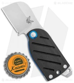 Benchmade Aller Friction Folder Knife Black/Blue G-10 (1.6" Satin) 380 -Benchmade Sales Store Benchmade Alter FF Black Blue G 10 Satin 380 BHQ 92606 jr bottlecap