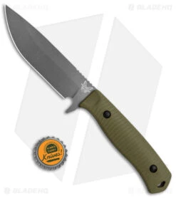 Benchmade Anonimus Fixed Blade Knife OD Green G-10 (5" Gray) 539GY -Benchmade Sales Store Benchmade Anonimus Fixed Blade OD Green G 10 Gray BHQ 137233 jr bottlecap