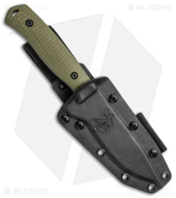 Benchmade Anonimus Fixed Blade Knife OD Green G-10 (5" Gray) 539GY -Benchmade Sales Store Benchmade Anonimus Fixed Blade OD Green G 10 Gray BHQ 137233 jr sheath