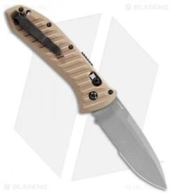 Benchmade Auto Presidio II Auto Knife Bronze Al. (3.7" Gray Serr) 5700SGY-1 -Benchmade Sales Store Benchmade Auto Presidio II Auto Knife Bronze Al. 3.7 Gray Serr 5700SGY 1 BHQ 118573 LS Back