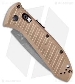 Benchmade Auto Presidio II Auto Knife Bronze Al. (3.7" Gray Serr) 5700SGY-1 -Benchmade Sales Store Benchmade Auto Presidio II Auto Knife Bronze Al. 3.7 Gray Serr 5700SGY 1 BHQ 118573 LS Side