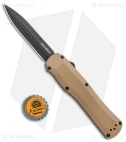 Benchmade Autocrat D/A OTF Automatic Knife Tan G-10 (3.71" Black) 3400BK-2 -Benchmade Sales Store Benchmade Autocrat DA OTF Auto Brown G 10 Black 3400BK 1 BHQ 104902 jr bottlecap