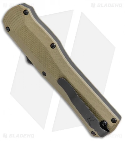 Benchmade Autocrat D/A OTF Automatic Knife OD Green G-10 (3.71" Black) 3400BK-1 3 Benchmade Autocrat D/A OTF Automatic Knife OD Green G-10 (3.71" Black) 3400BK-1 - Image 3