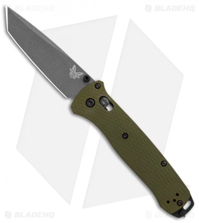 Benchmade Bailout AXIS Lock Knife Green Aluminum (3.4" Gray M4) 537GY-1 1 Benchmade Bailout AXIS Lock Knife Green Aluminum (3.4" Gray M4) 537GY-1