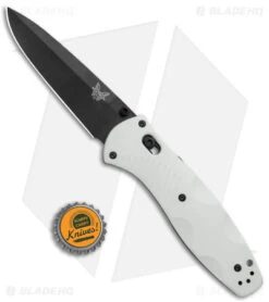 Benchmade Barrage Limited Edition AXIS-Assist Knife White FRN (3.25" Black S90V) -Benchmade Sales Store Benchmade Barrage Limited Edition AXIS Assist Lock White FRN Black BHQ 175594 jr bottlecap