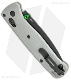 Benchmade Bugout Gray G-10 AXIS Lock Knife (3.2" Black 20CV) 535BK-2002 -Benchmade Sales Store Benchmade Bugout AXIS Lock Gray G 10 Black BHQ 114144 jr side