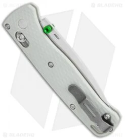 Benchmade Bugout Gray G-10 AXIS Lock Knife (3.2" Satin 20CV) 535-2002 -Benchmade Sales Store Benchmade Bugout AXIS Lock Gray G 10 Satin BHQ 114143 jr side