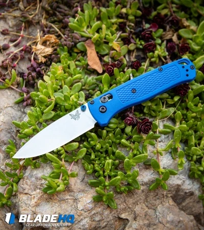 Benchmade Bugout AXIS Lock Pocket Knife Blue (3.24" Satin) 535 7 Benchmade Bugout AXIS Lock Pocket Knife Blue (3.24" Satin) 535 - Image 7