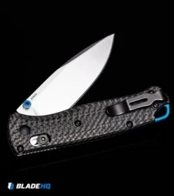 Benchmade Bugout AXIS Lock Knife Carbon Fiber (3.2" Satin) 535-3 -Benchmade Sales Store Benchmade Bugout AXIS Lock Knife Carbon Fiber Satin 535 3 BHQ 118556 kp S90V close up web