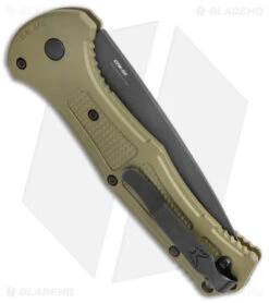 Benchmade Claymore Automatic Knife OD Green Grivory (3.6" Black) 9070BK-1 6 Benchmade Claymore Automatic Knife OD Green Grivory (3.6" Black) 9070BK-1 -Benchmade Sales Store Benchmade Claymore Auto OD Green Grivory Black 9070BK 1 BHQ 137240 jr side