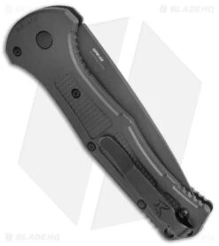 Benchmade Claymore Automatic Knife Black Grivory (3.6" Black) 9070BK -Benchmade Sales Store Benchmade Claymore AutoBlack Grivory Black 9070BK BHQ 137239 jr side