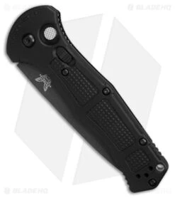 Benchmade Claymore Tanto Automatic Knife Black Grivory (3.6" Black) 9071BK -Benchmade Sales Store Benchmade Claymore Tanto AK Black Grivory 3in Black BHQ 179555 td spine