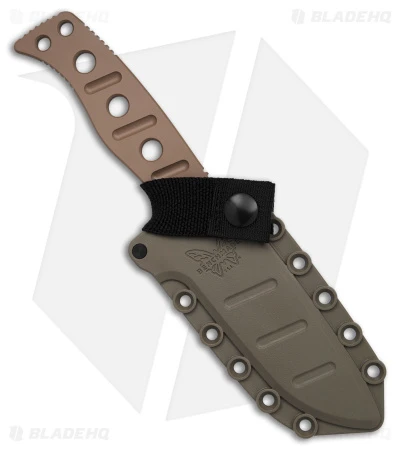 Benchmade Fixed Adamas Fixed Blade Knife Olive Paracord (4.2" FE) 375FE-1 3 Benchmade Fixed Adamas Fixed Blade Knife Olive Paracord (4.2" FE) 375FE-1 - Image 3