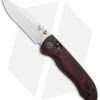 Benchmade Foray Limited Ed. AXIS Lock Knife Red Micarta (3.24" Satin ) 698-1901