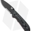 Benchmade Freek AXIS Lock Folding Knife Black/Red G-10 M4 (3.6" Serr) 560SBK-1