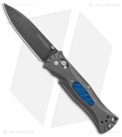 Benchmade Gold Class Pardue Knife W/Blue Twill G-10 (3.25" Acid SW) 531-132 1 Benchmade Gold Class Pardue Knife W/Blue Twill G-10 (3.25" Acid SW) 531-132