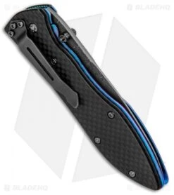 Benchmade Gold Class Sentinal LLK Liner Lock Knife (3.75" Damascus) 875-101 -Benchmade Sales Store Benchmade Gold Class Sentinal LLK LL Damascus 875 101 BHQ 7730 jr side