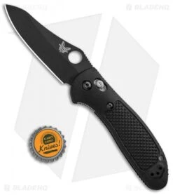 Benchmade Griptilian AXIS Lock Knife Black (3.45" Black) 550BK-S30V -Benchmade Sales Store Benchmade Griptilian AXIS Lock Black Black 550BKHG BHQ 9284 jr bottlecap