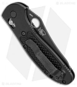 Benchmade Griptilian AXIS Lock Knife Black (3.45" Black) 550BK-S30V -Benchmade Sales Store Benchmade Griptilian AXIS Lock Black Black 550BKHG BHQ 9284 jr side