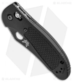 Benchmade Griptilian AXIS Lock Knife Black (3.45" Black) 550BKHG-154CM -Benchmade Sales Store Benchmade Griptilian AXIS Lock Black Black 550BKHG BHQ 9284 jr spine 1
