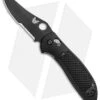 Benchmade Griptilian AXIS Lock Knife Black (3.45" Black Serr) 550SBK-S30V