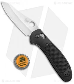 Benchmade Griptilian AXIS Lock Knife Black (3.45" Satin) 550550HG -Benchmade Sales Store Benchmade Griptilian AXIS Lock Black Satin 550HG BHQ 94658 jr bottlecap