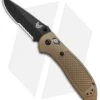 Benchmade Griptilian AXIS Lock Knife Sand (3.45" Black Serr) 551SBKSN-S30V
